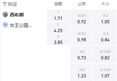 Manbetx 英冠：西布罗姆维奇VS女王公园巡游者，主队止三轮不胜颓势